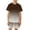 Coffee, variant on Bobifish Little Boys Mesh Active Set Breathable Ombre Letter Printed Short Sleeve Tee And Drawstring Shorts Running Workout Kids Outfit Set, 2pc, Size 2T-13Y