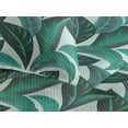 thumbnail image 3 of Ambesonne Leaves Greenery Quilted Bedspread Set 3 Pcs, Botanical Jungle, Twin, Emerald Teal Eggplant, 3 of 4