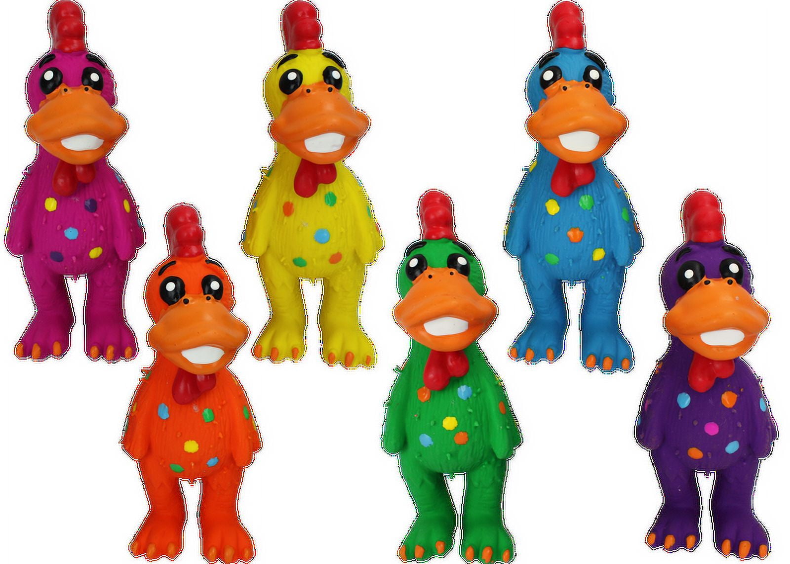 Multipet Globken Latex Rooster Dog Toy