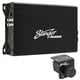 thumbnail image 1 of Amplificador de Audio Monobloque Stinger Negro con Control Remoto de Graves para Coche, 1 of 9