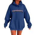 thumbnail image 1 of WILLBEST Sudadera para Mujer Ladies Fashion Casual Winter Christmas Alphabet Print Drawstring Pocket Long Sleeved Sports Hoodie 1440 XX-Grande, 1 of 4