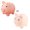Large, variant on CIYISON for Creative Plastic Cute Cartoon Pig Bank Unbreakable Kids Children Money Coin Saving Jar Storage Box Birthday Gifts Toys for Teens Adults