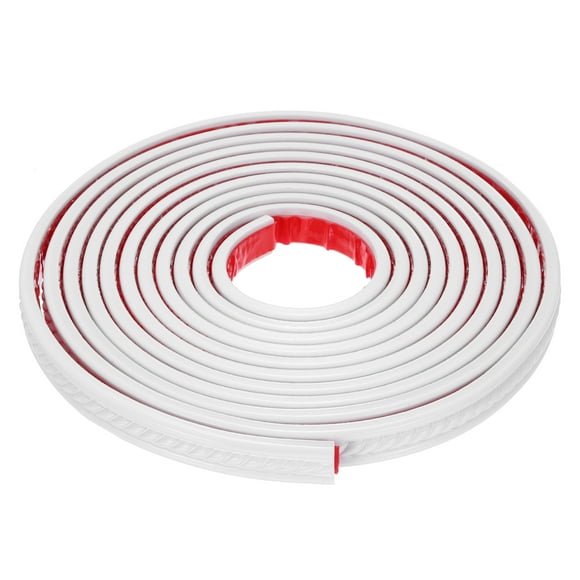 Uxcell Flexible Baseboard Molding Trim, 0.79 Inch x 16.4 Feet, White