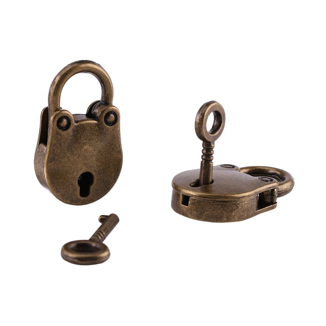Candados Vintage, Mini Candados de Aleación de Estilo Vintage Candados de Metal Loc K Meticulosamente Diseñados