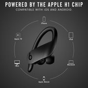 Beats by Dr. Dre, Powerbeats, Headphones, Pro Wireless Bluetooth In-Ear Earbuds with Built-in Microphone, Black, 1, 1