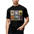 thumbnail image 1 of T-shirt Graphique Halloween pour Hommes Manches Courtes Col Rond Décontracté pour Activités d'Été Intérieur Extérieur Tissu Extensible Confortable, 1 of 5