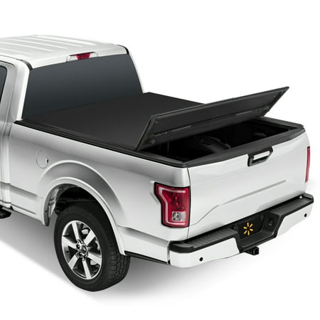 Auto Drive Soft Tri Fold Truck Bed Tonneau Cover Fits 04-14 Ford F-150 8Ft Bed