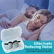 thumbnail image 4 of Tapones para los oídos para dormir con cancelación de ruido, tapones para los oídos de silicona suave que bloquean el sonido, tapones para los oídos reutilizables y lavables para dormir, tra, 4 of 5