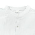 thumbnail image 6 of FRSASU Men's Cotton Linen 2 Piece Outfits Cuban Short Sleeve Button Down Shirts and Shorts Summer Beach Vacation Sets for Men White, 6 of 8