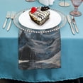 thumbnail image 4 of WERPE Stars Moon Mountain Cloth Napkins Polyester Reusable Machine Washable Fabric for Events Home Decor 6 PCS, 4 of 7