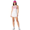 thumbnail image 2 of Lucky In Love Women`s Shock N` Awe Tennis Tank White (  X-Large   ), 2 of 3