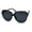 All Black, variant on Womens 90s Side Visor Butterfly Plastic Sunglasses Clear Solid Black