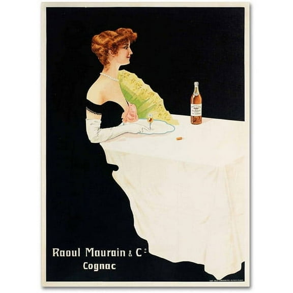 Trademark Fine Art "Raoul Maurain and Co Cognac" Canvas Art