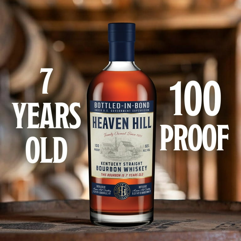 未開封　特級　HEAVEN HILL バーボン　43% 750ml 古酒 Heaven Hill Bottled in Bond 7 Year 750ml - Walmart.com