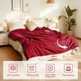thumbnail image 4 of SUNNY HEAT Electric Heated Blanket Twin Size 62''x84''- 4 Heat Levels & 10 Hours Auto off, Fast Heating & Over-Heat Protection, Garnet, 4 of 7
