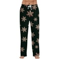 thumbnail image 3 of Men's Pajama Pants Lightweight Solid Pjs Bottoms Sleepwear Bottom Pants Jogger Trousers with Pocket Drawstring, 3 of 8