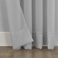thumbnail image 4 of No. 918 Emily Voile Sheer Tab Top Curtain Panel, 59"x63", Silver Gray, 4 of 7
