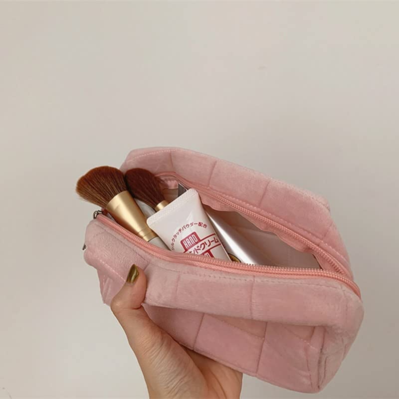 Small Grid Cosmetic Bag Cute Makeup Bag Y2k Accessories Aesthetic Make Up  Bag Y2k Purse Cosmetic Bag For Purse - Temu Israel
