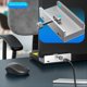 thumbnail image 3 of HUB USB 3.0 con Clip para Estación de Acoplamiento, Adaptador USB 3.0, Divisor Múltiple, Adaptador de Alta Velocidad de 5 Gbps para PC y Portátil, Color Plateado, 3 of 5