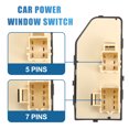 thumbnail image 4 of Unique Bargains 1 Set 19244666 Auto Master Power Window Switch Front Driver Side for Cadillac Seville SLS STS 1996-1997, 4 of 10