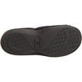 thumbnail image 5 of isotoner Womens Microterry Pillowstep Slippers with Satin Cuff BLK-8/9, 5 of 7