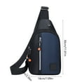 thumbnail image 3 of Ikohbadg Small Sling Bag Crossbody Chest Shoulder Bag for Men & Women with Earphone Hole, Travel Purse, Adjustable Strap, Waterproof, Versatile for Outdoor Activities, 3 of 6