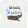 thumbnail image 4 of Inktastic Whale, Hello Cute Whale Shark with Bubbles Boys or Girls Toddler T-Shirt, 4 of 5