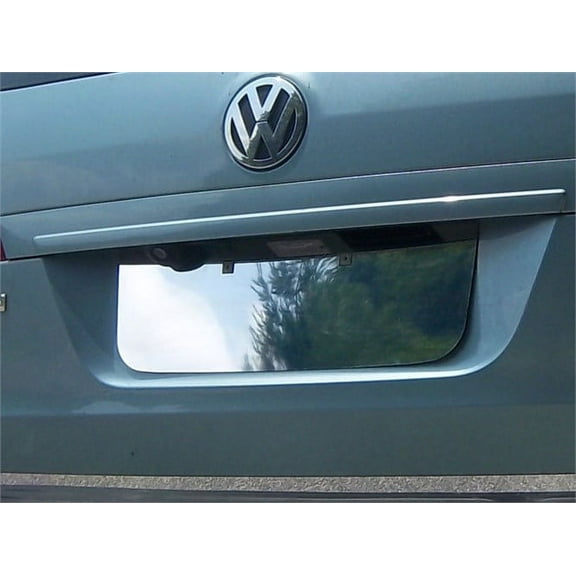 Fits 2009-2012  VOLKSWAGEN ROUTAN 4-door, SUV -Stainless Steel License Plate Bezel