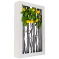 thumbnail image 3 of Northlight Lemon Tree Birch Branch Framed Wall Art - 14.5" x 9" - White and Green, 3 of 8