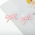 thumbnail image 5 of Unique Bargains 1 Pair Shoelace Charms Sparkly Bow Decorative Shoe Clips Light Pink, 5 of 5