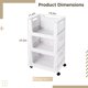 thumbnail image 4 of Organizador de armario plegable, apilable, de 3 capas, con ruedas, para armario, oficina, dormitorio, cocina y baño., 4 of 5