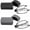 2 Pack(black+gray), variant on 2 Pack Folding Reading Glasses Stainless Steel Mini Anti-Blue Light Blocking Reader for Men Women