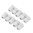 thumbnail image 2 of Nylon Cable Waterproof Connector, 10Pcs Waterproof Gland Connector, Nylon Pg7-Pg21 White For Machinery, 2 of 8