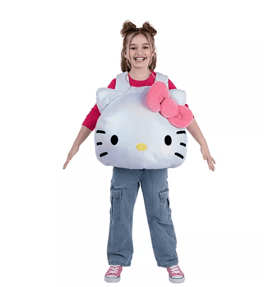 Hello Kitty Fancy-Dress Costume with Embroidered Details