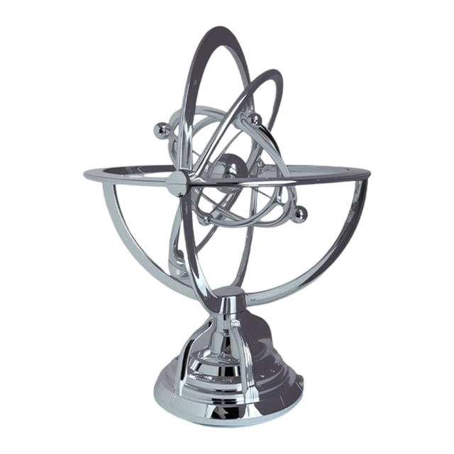 GROWTH TANK Motion Desktop Toy Motion Machine Gift Learning Electronic Swinging Model Science Toy for Shelf Housewarming Office Silver