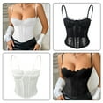 thumbnail image 2 of Breathable Sculpting Lingerie High Stretch Lace Corset Top Body Shaping Bra with Adjustable Strap for Women Girls, 2 of 17