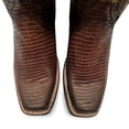 thumbnail image 6 of The Western Shops Men’s Genuine Leather Lizard Print Square Toe Dress Cowboy Boot, 6 of 7