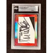 Marcus Allen and Mike Garrett 2017 Leaf Masterpiece Cut Signature certified autograph card 1/1 JSA Heisman USC