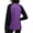 Purple and Black, variant on baleaf Women's Cycling Puffer Jacket Winter Warm Lightweight Insulated Hiking Jackets Zip Pockets Running Skiing Yellow/Black L
