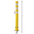 thumbnail image 2 of Guardian Removable Safety Bollard, 34.5 Inch Reflective Traffic Post for Outdoor Safety, 2 of 5