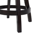 thumbnail image 2 of Pemberly Row 27" Swivel Counter Height Bar Stool Vintage Brown Faux Leather, 2 of 16
