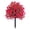 Peach Red, variant on Artificial Flowers for Outdoors, Ball Trees with Ground Spike, UV Resistant Fade-Proof Fake Plants for indoor, Faux Flowers Decoration with Spike, No Fade Simulated Flower Arrangement,Mixing Colors