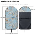 thumbnail image 6 of XYZCANDO Bird and Flowers Car Seat Towel Cover Waterproof, Suitable for Van Truck Seat Car Interior, Terry Cloth Car Seat Covers, for Vans SUVs, 6 of 6