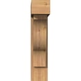 thumbnail image 2 of Ekena Millwork 7 1/2"W x 26"D x 34"H Funston Block Smooth Bracket w/ Offset Brace, Western Red Cedar, 2 of 25