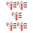 thumbnail image 1 of Sonducket Juego de amortiguadores de vibraciones para patinete eléctrico, amortiguador de barro, soporte de guardabarros, kit de cubierta de panel, rojo Type2 NO2 Sonducket CBP152958, 1 of 6
