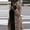 Khaki, variant on Women's Seasonal Casual Coat with Suit Collar Solid Cardigan Buttons Long Sleeve Windbreaker