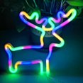 thumbnail image 1 of Neon Signs Neon Signs for Kids Room Bedroom Living Room Bar Party Holiday Christmas Winter (Deer), 1 of 4