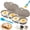 2pcs-Grey, variant on Microwave Egg Poacher with Lid & Handle, Quick Oil-Free Cooking, Non‑stick & Easy Clean, Dual Cavity Microwave Egg Poacher for Home, Office & Travel, Versatile Kitchen Essential