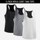 thumbnail image 3 of Chaleco Sport TFixol Negro y Gris y Blanco Talla Large, 3 of 8