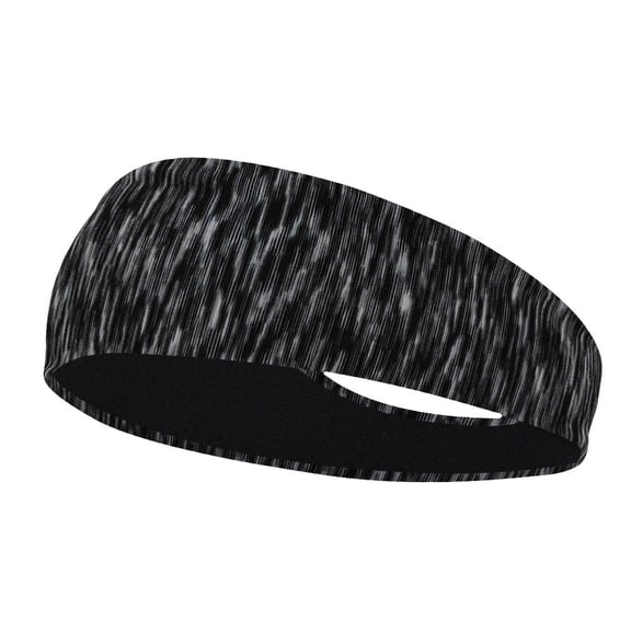 UJNDER Headbands for Women Elastic Hair Bands for Workout Yoga Running and Sports Non Sweat Hair Wrap Black